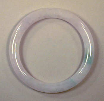 Lot image - Mauve Jade Bangle Bracelet