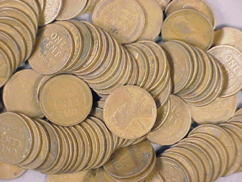 Lot image - Group of United States Pennies