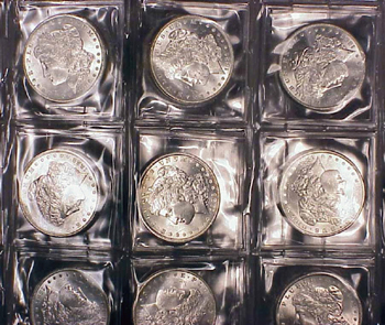 Lot image - Group of Morgan Dollars