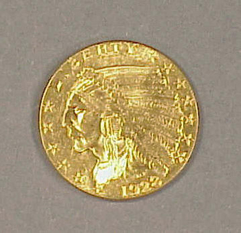 Lot image - One United States Gold Coin