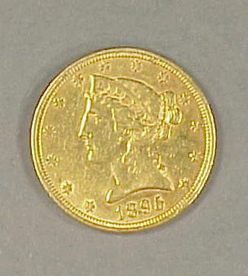 Lot image - One United States Gold Coin