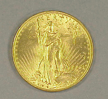 Lot image - One United States Gold Coin