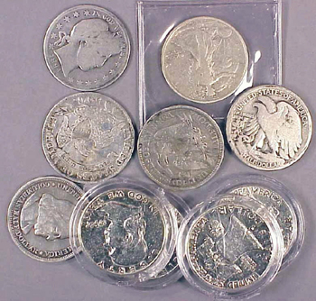 Lot image - Group of United States Half Dollars