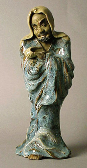 Lot image - Shuwan Figure of Bodhidharma 19th Century