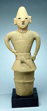 Lot image - Haniwa Terra Cotta Figure of a Warrior