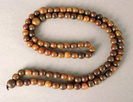 Lot image - Rhinoceros Horn Bead Necklace