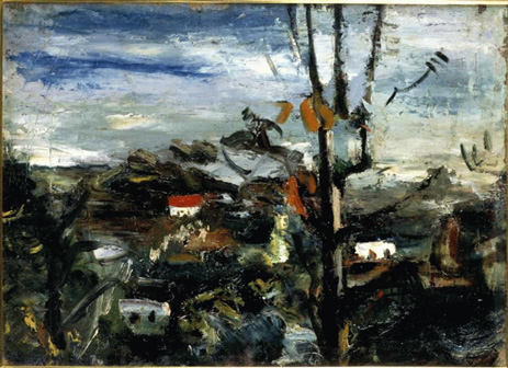 Lot image - Saeki Yuzo (1898-1928), Attributed To PARI KOGAI (Suburbs of Paris)