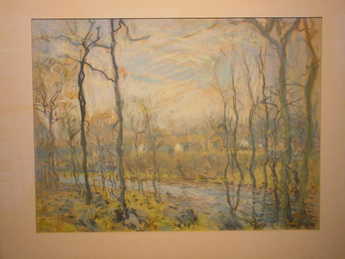 Lot image - Arthur Clifton Goodwin 1866-1929 A VIEW THROUGH THE VALLEY and WINTER STREAM: TWO