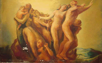 Lot image - Lewis C. Daniel American, 1901-1952 RESURGENCE, inspired by Johannes Brahms Symphony No. 1 in C Minor