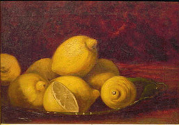 Lot image - Philippe Rousseau French, 1816-1887 STILL LIFE WITH LEMONS