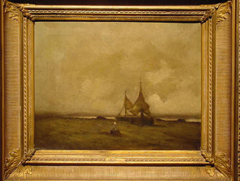 Lot image - Jacob Maris Dutch, 1837-1899 DUTCH COASTAL SCENE