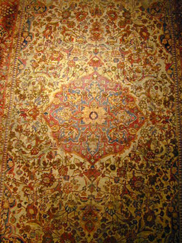 Lot image - Silk Kashan Rug