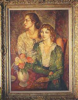 Lot image - Michael Lenson American, 1903-1971 SISTERS