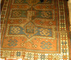 Lot image - Marasali Shirvan Prayer Rug