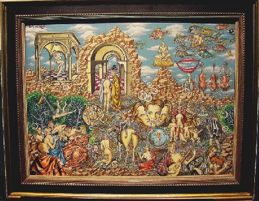 Lot image - Eric de Kolb American, 20th century WHEN YOURE LAUGHING, THE WHOLE WORLD LAUGHS WITH YOU