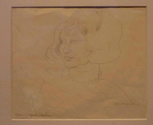 Lot image - William Zorach American, 1887-1966 PORTRAITS OF MARGO HARRIS HAMMERSCHLAG: TWO, together with another drawing by the same artist