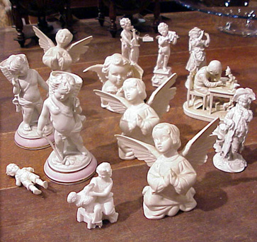 Lot image - Group of Continental Porcelain Figures