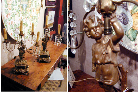 Lot image - Pair of Louis XVI Style Gilt-Metal Three-Light Candelabra