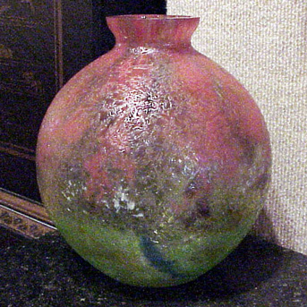 Lot image - French Art Glass Vase