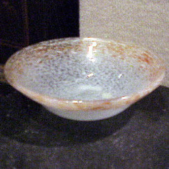 Lot image - French Art Deco Mottled Glass Bowl