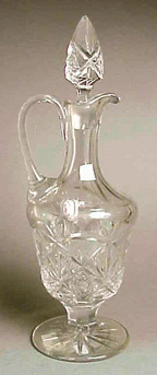 Lot image - Group of Three Colorless Glass Decanters