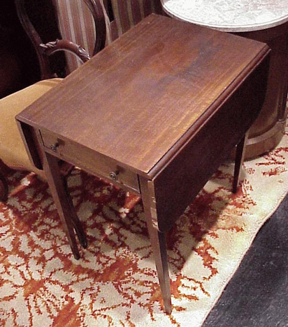 Lot image - Regency Style Mahogany Pembroke Table