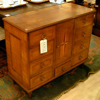 Lot image - Neoclassical Style Mahogany Side Cabinet