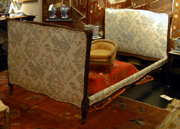Lot image - Louis XVI Walnut Bed