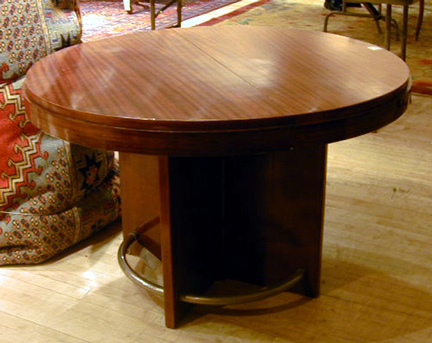 Lot image - Art Deco Mahogany Dining Table