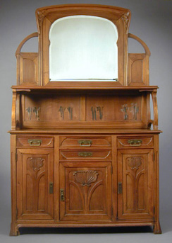 Lot image - French Art Nouveau Server