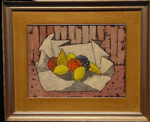 Lot image - Italian School 20th Century STILL LIFE WITH FRUIT