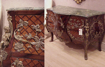 Lot image - Louis XVI Style Gilt-Bronze Mounted Mahogany Commode