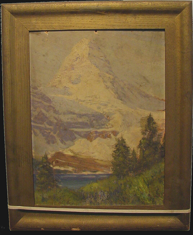 Lot image - American School Early 20th century MOUNTAIN LAKE
