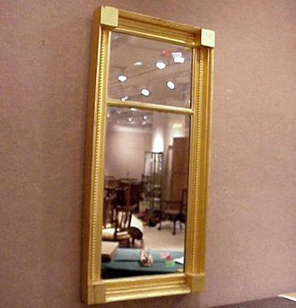 Lot image - Georgian Style Gilt-Decorated Mirror