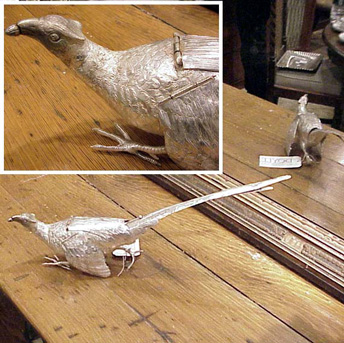 Lot image - Continental Silver Bird Approximately 28 ounces.