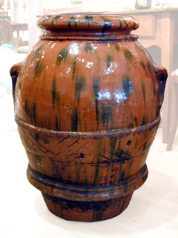 Lot image - Continental Pottery Urn
