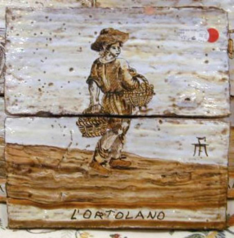 Lot image - Group of Six Continental Faience Tiles