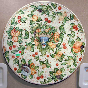 Lot image - Continental Faience Charger