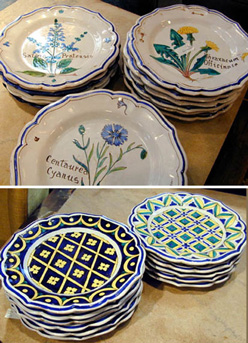 Lot image - Group of Continental Faience Plates