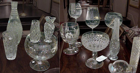 Lot image - Miscellaneous Group of Glass and Cut Glass Articles