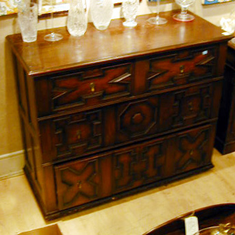 Lot image - Charles II Style Mahogany Cabinet