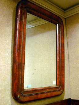 Lot image - Victorian Mahogany Mirror