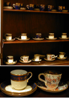 Lot image - Group of Continental Porcelain Demitasse Cups and Saucers