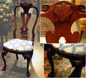 Lot image - Pair of George I Style Mahogany Side Chairs