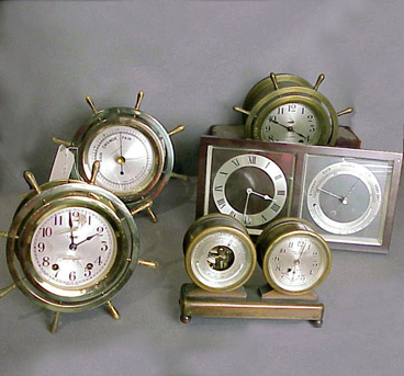 Lot image - Group of Five Ship's Clock's