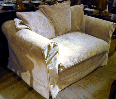 Lot image - Upholstered Love Seat