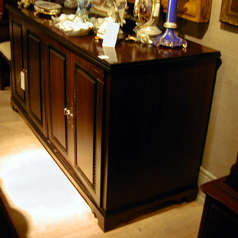 Lot image - Georgian Style Mahogany Credenza