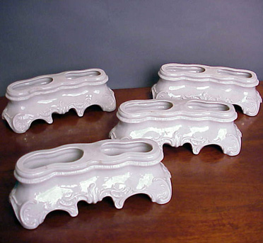 Lot image - Group of Four Continental Porcelain Vases