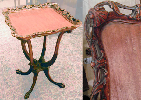 Lot image - Georgian Style Mahogany Side Table