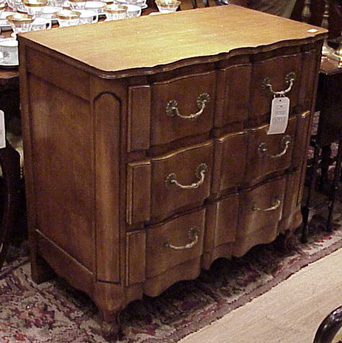 Lot image - Louis XVI Style Fruitwood Chest of Drawers
